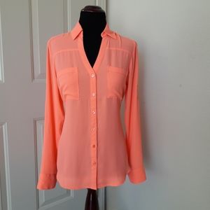 Express Button Down Blouse